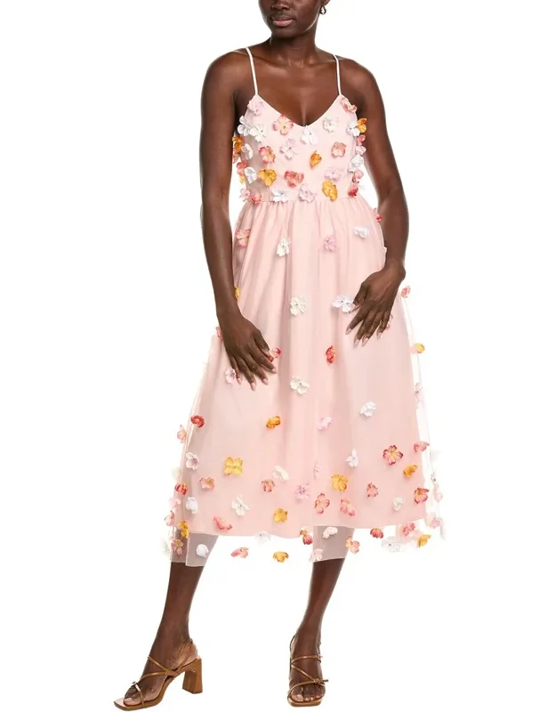 Flower Midi Dress