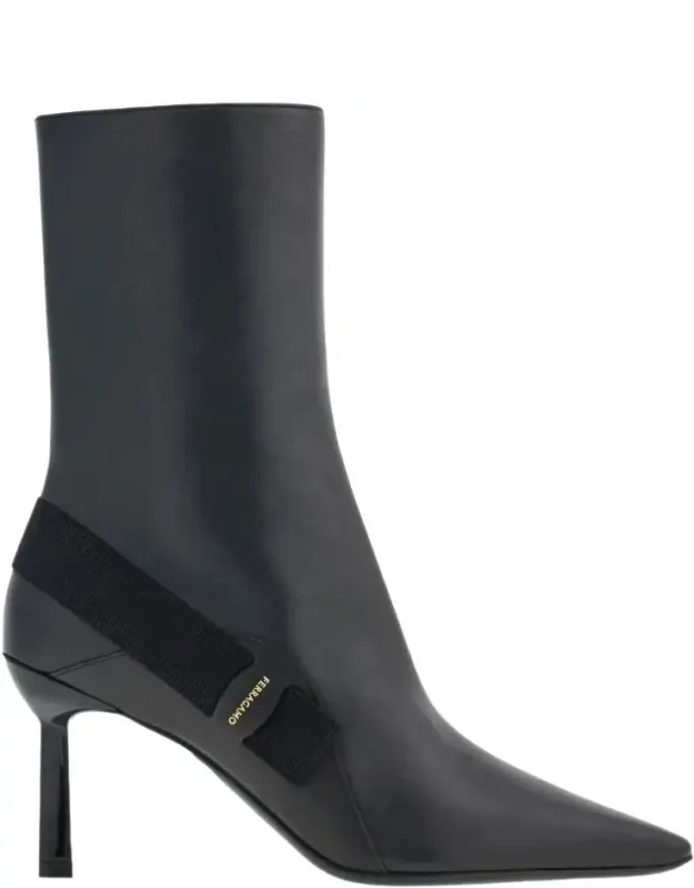 Virgilia Leather Ankle Boots