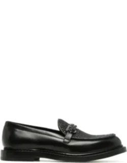 Montreal Gancini Leather Loafers