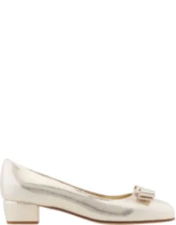 Vara Bow Metallic Pumps