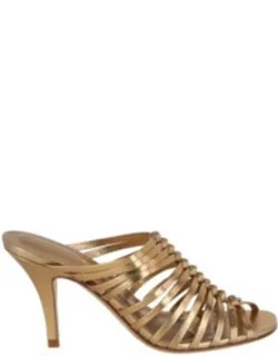 Antique Gold Braided Sandals
