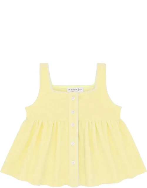 French Terry Button-up Tank