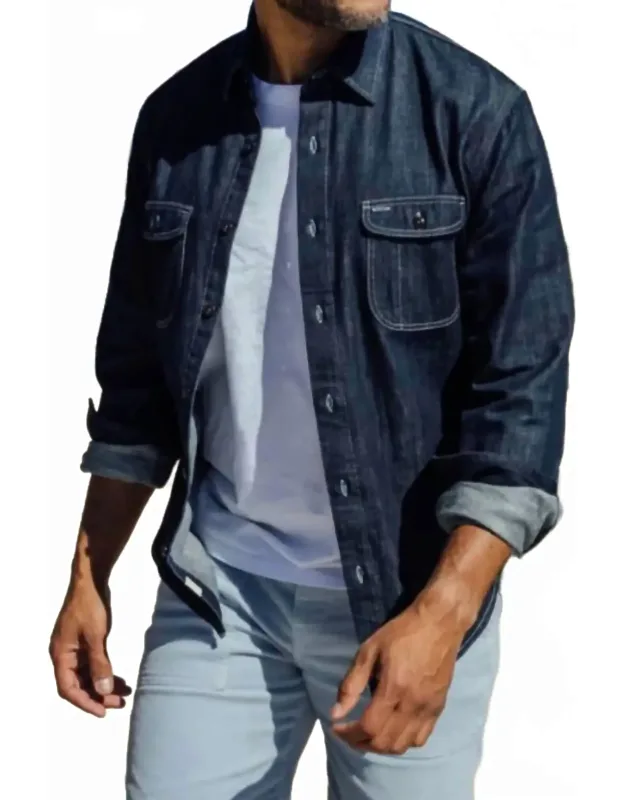 Rugged Vintage Workwear Shirt