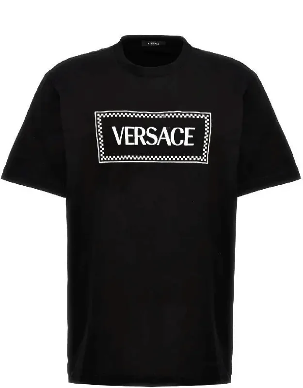 90s Logo Embroidered Cotton T-shirt