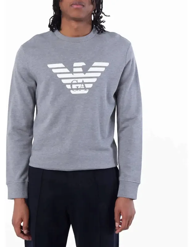 Modal-blend Sweatshirt With Logo Print
