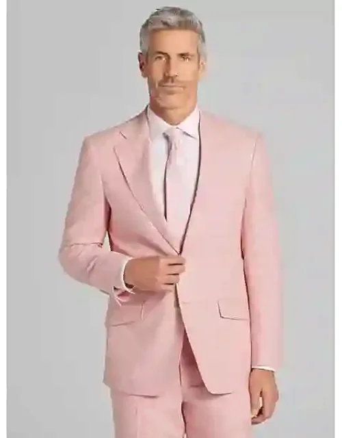 Modern Fit Linen Blend Suit