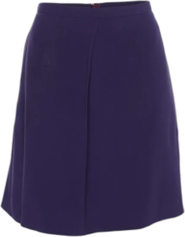 Crepe Fabric Mini Skirt