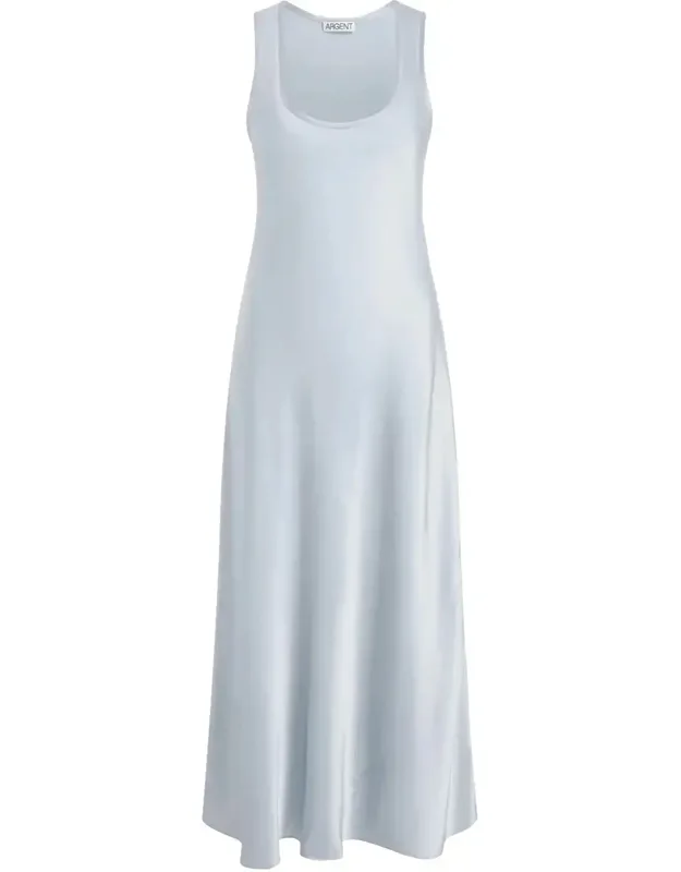 Silk Charmeuse Tank Dress