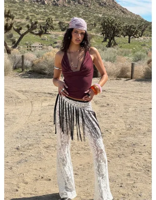 Lace Flare Pants