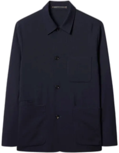 Two-ply Hopsack Wool Work Jacket