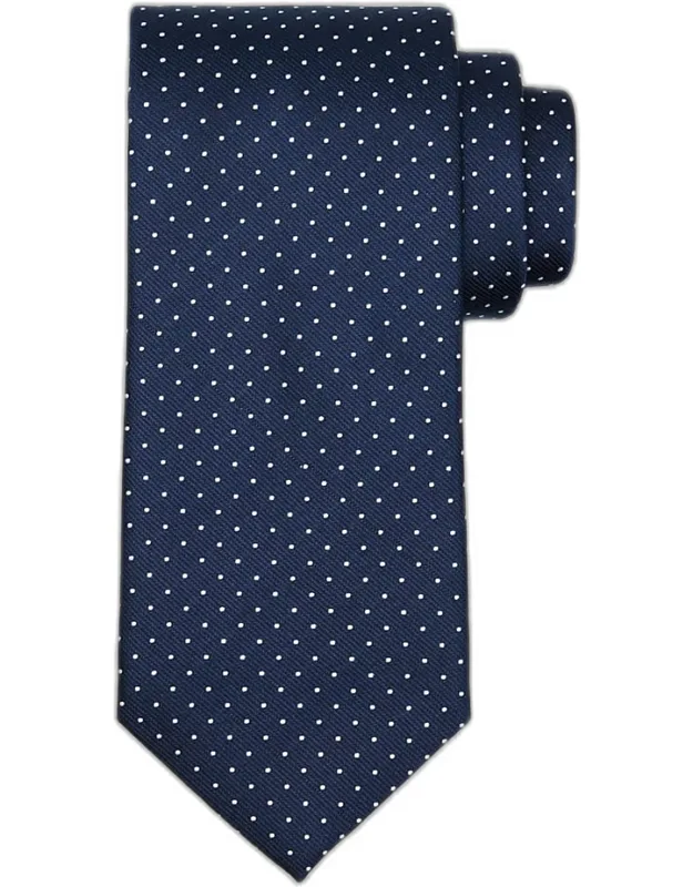 Micro-polka Dot Silk Tie