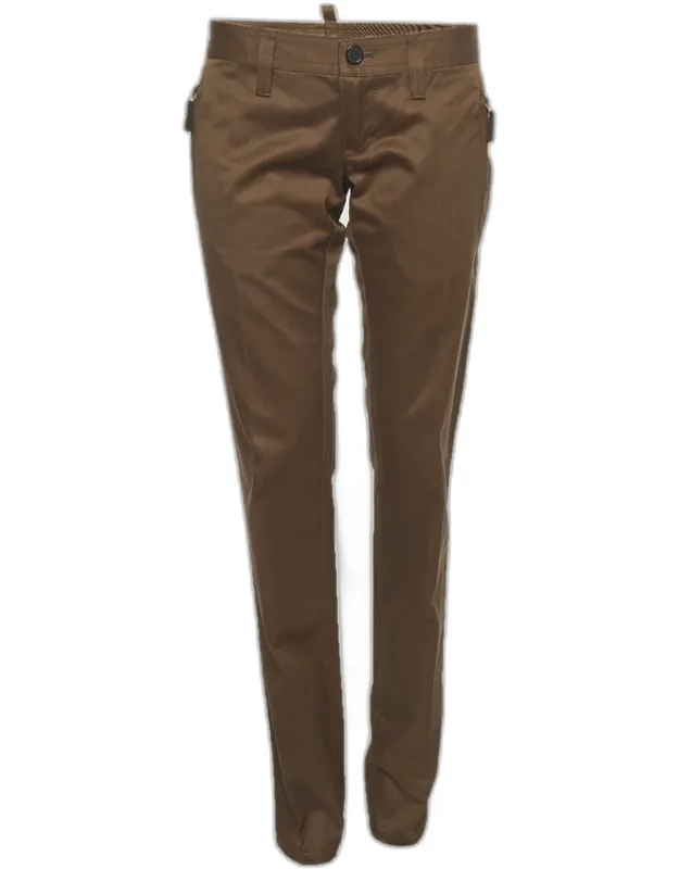 Khaki Gabardine Trousers