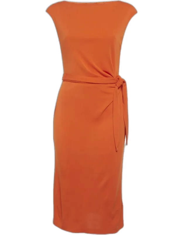 Knit Draped Sleeveless Dress