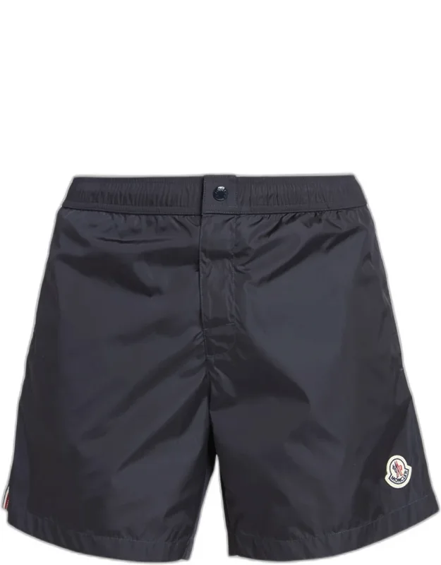 Logo Patch Swim Shorts