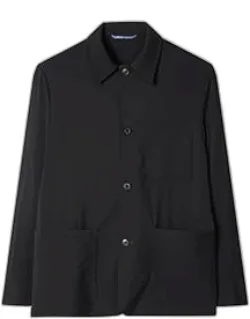 Stretch-wool Seersucker Work Jacket