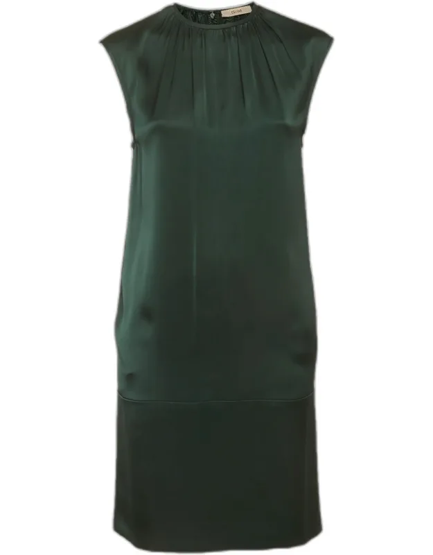 Silk Shift Mini Dress