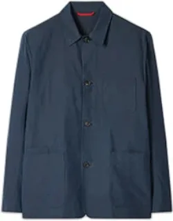 Washed Cotton-lyocell Work Jacket