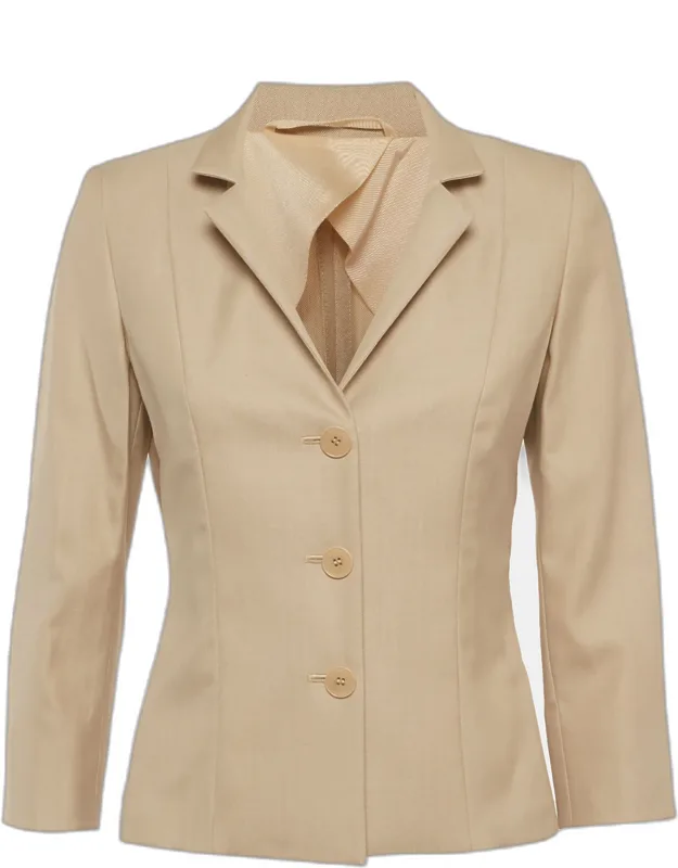 Wool Blend Regular Fit Blazer