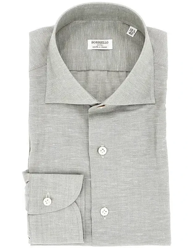 Cotton And Linen Tailored Shirt