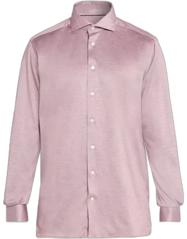Contemporary Fit Knit Sport Shirt