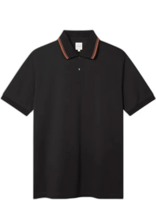 Artist Stripe Tipping Polo Shirt