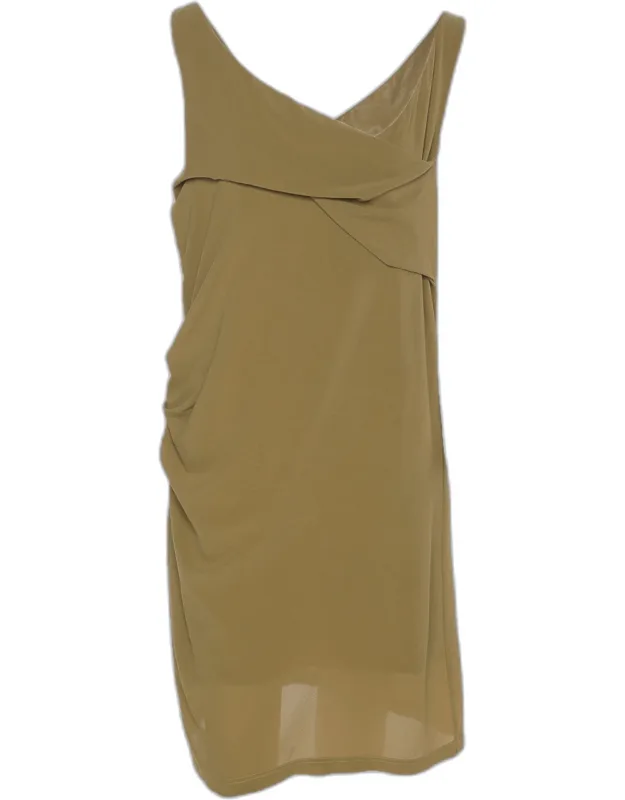 Stretch Crepe Sleeveless Dress