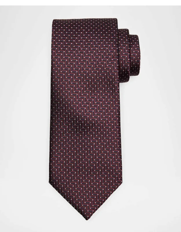 Micro-woven Jacquard Silk Tie