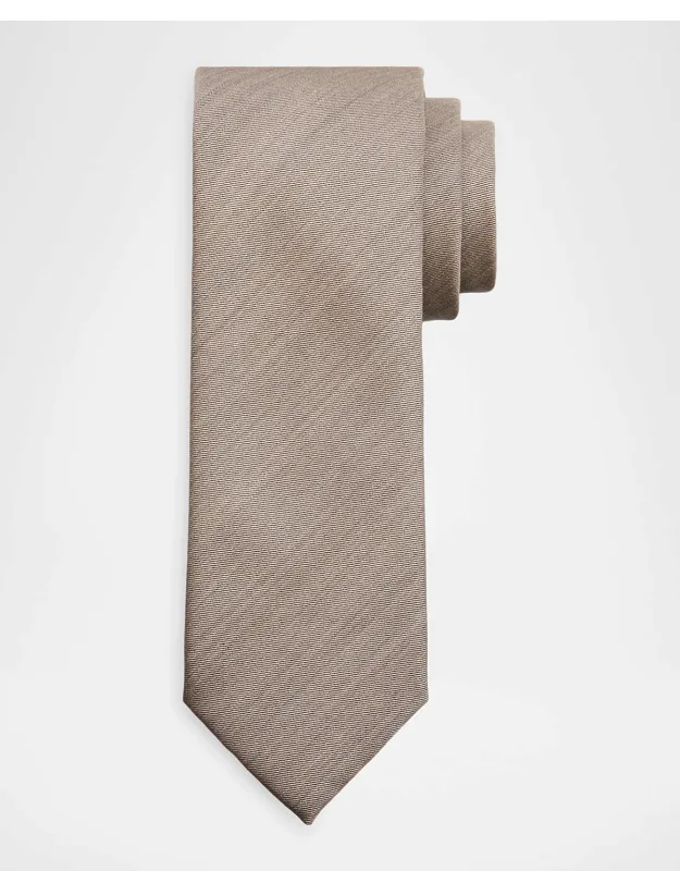 Wool And Silk Woven Tie