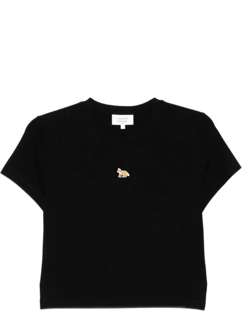 Embroidered-logo T-shirt