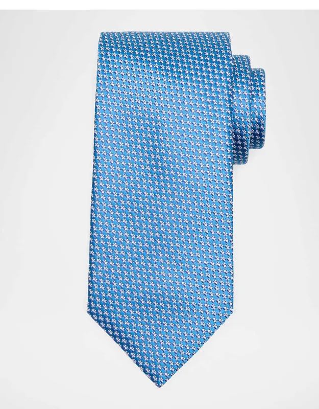 Geometric-woven Jacquard Silk Tie