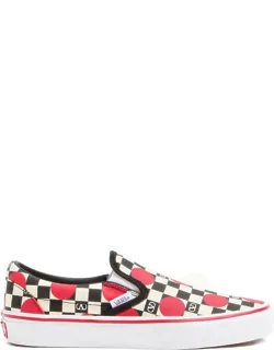 Checkerboard Slip-on Sneakers