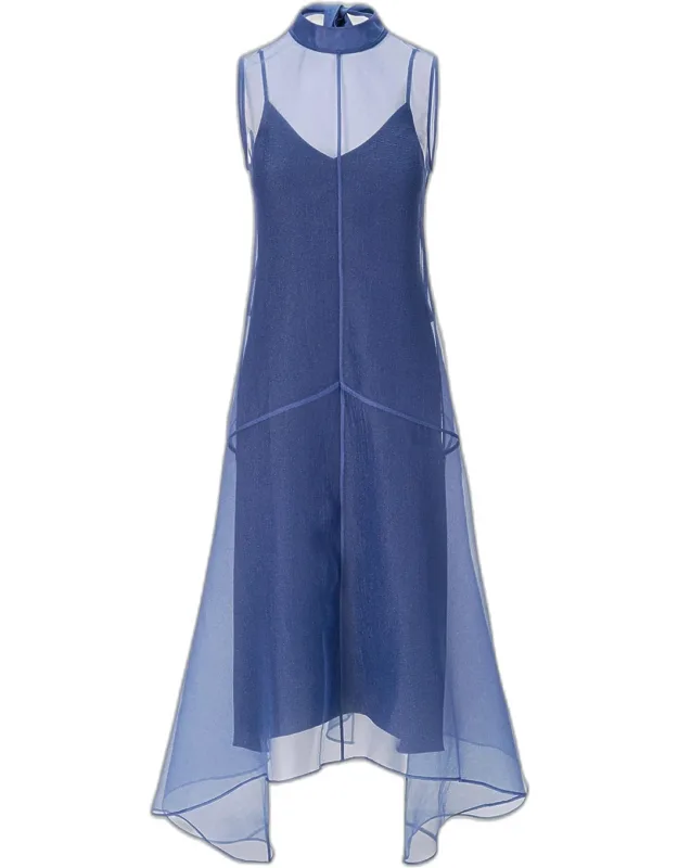 Auden Organza High-low Dress