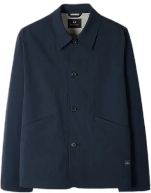 Stretch-cotton Seersucker Jacket