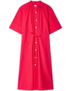 Lyocell-cotton Shirt Dress