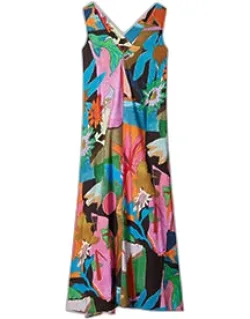River Collage Maxi Dress