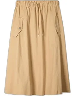 Drawstring Waist Skirt