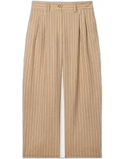 Wool Stripe Trousers