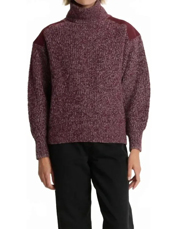 Patched Sweater