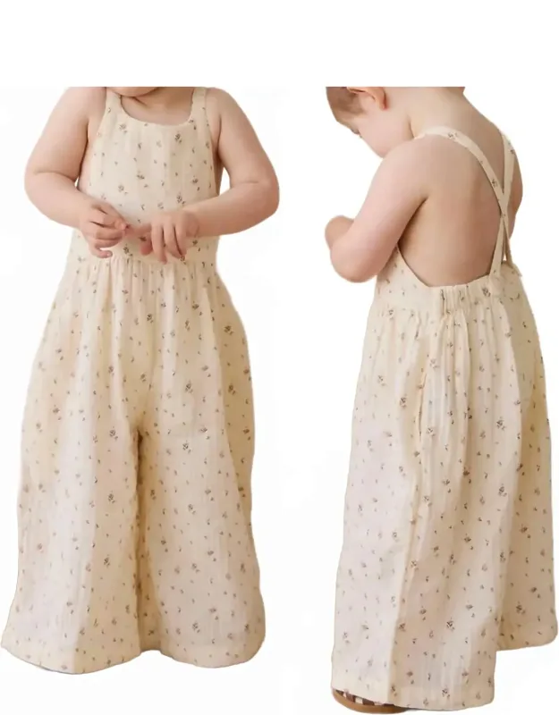 Organic Cotton Muslin Jumpsuit