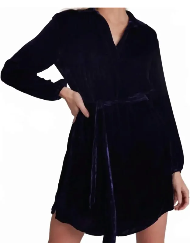 Velvet Corduroy Tunic Dress