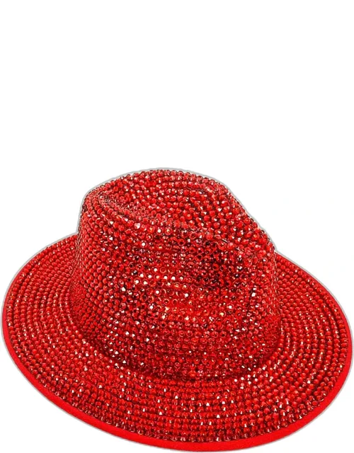 Bling Studded Panama Hat