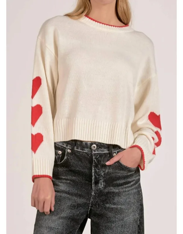 Hearts Sweater Top