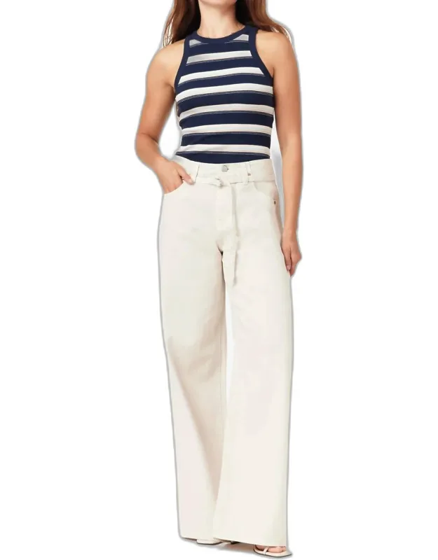 Belted Wide Leg Jeans