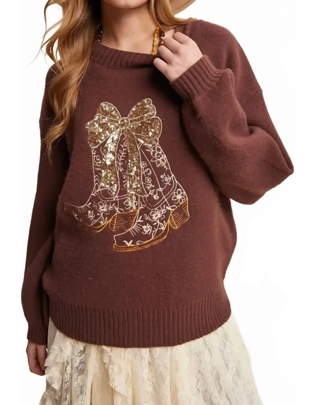 Cowboy Boots Sweater