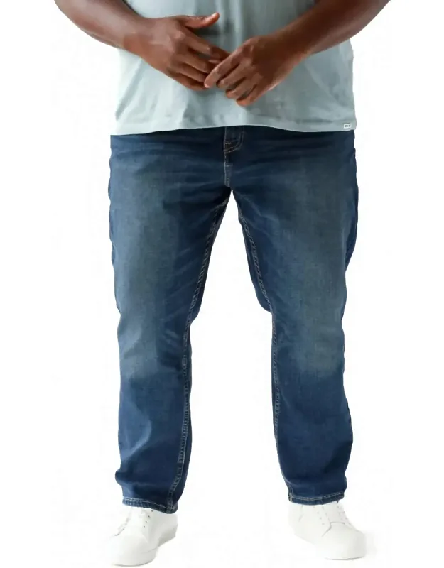 Tapered Leg Athletic Jeans