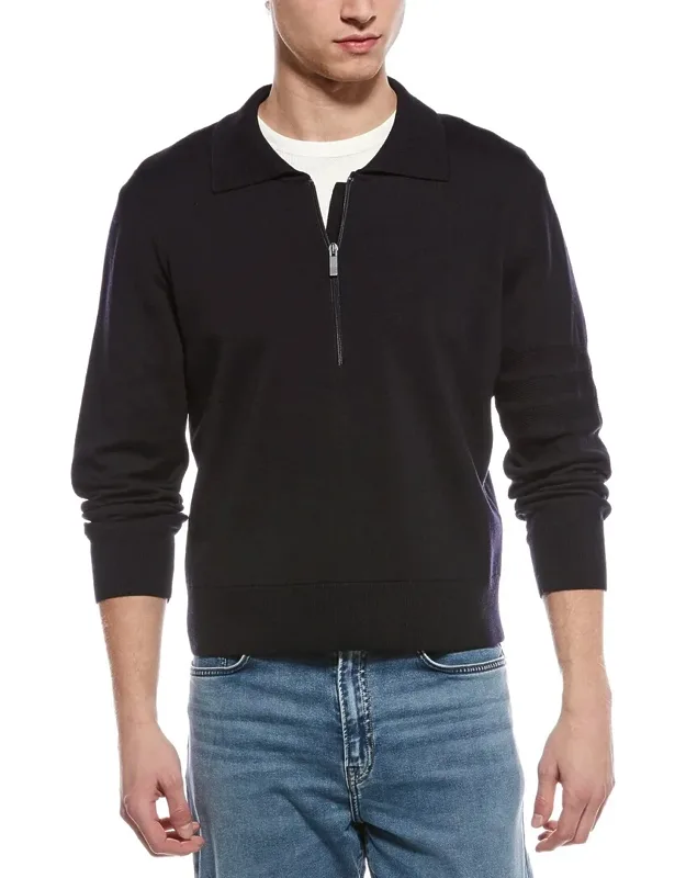 Double Face Wool & Linen-blend Pullover