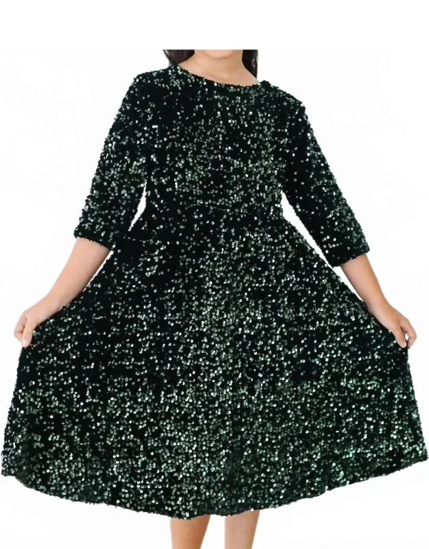 Velvet Sequin Dress