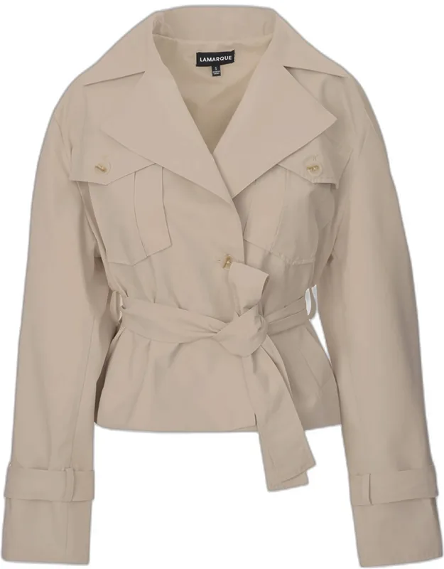 Cropped Trench Jacket