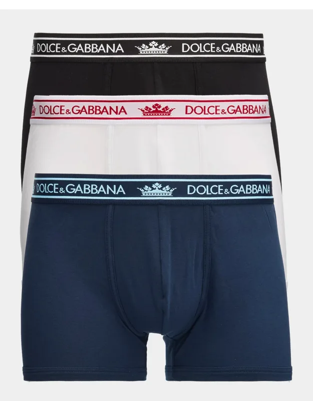 Cotton Jersey Crown Logo Boxer Briefs