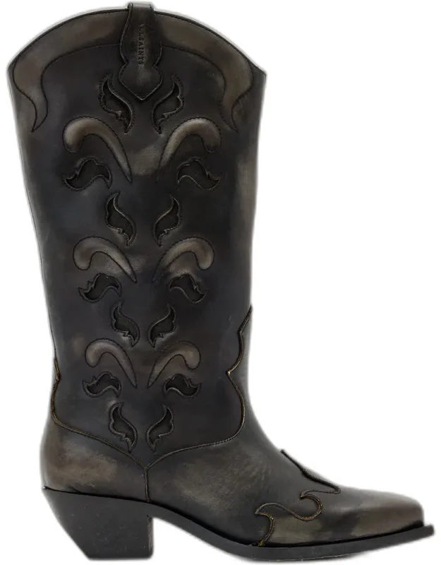 Dolly Western Leather Boots